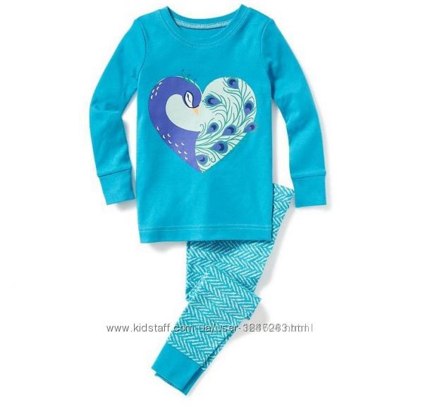 Хлопковая пижама для девочки с единорожками, бренд 5т, 4т