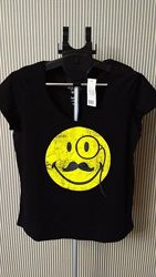 Happy week by smileyworld германия новая хлопковая футболка смайлы