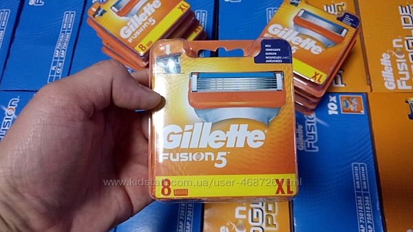 Лезвия Gillette Fusion 8 шт. Германия 