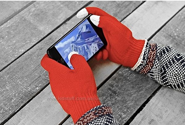 Перчатки сенсорные GIO Red для женщин