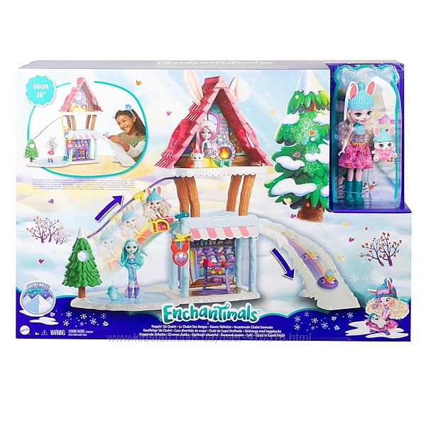 Энчантималс лыжный домик-шале с кроликами Enchantimals Ski Chalet Playset 