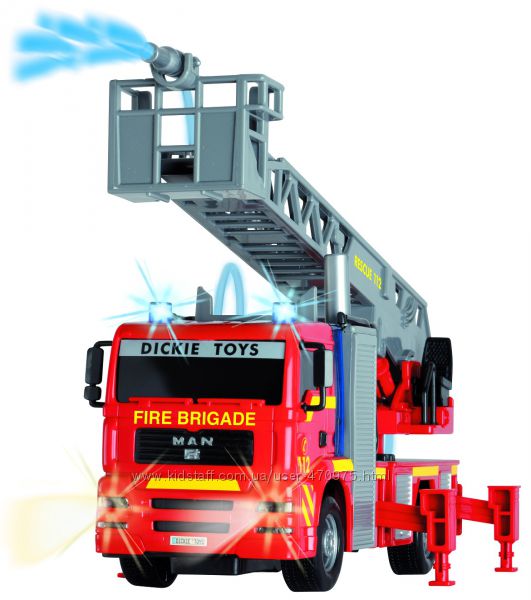 Пожарная машинка Dickie Город со световыми и звуковыми эф 31 см