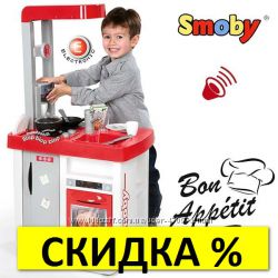 Интерактивная кухня Smoby Bon Appetit Red со звуковыми эффектами 310800