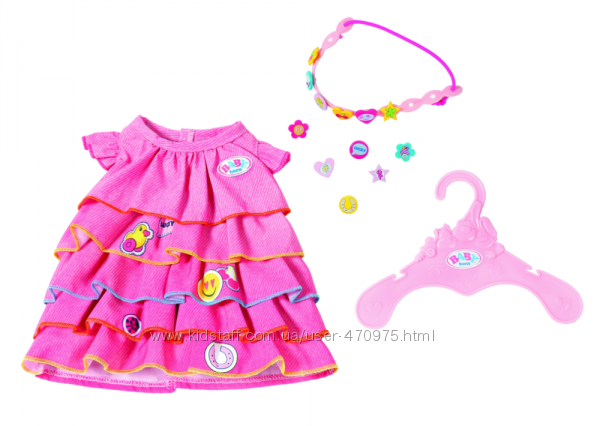 Платье для куклы ZAPF 824481