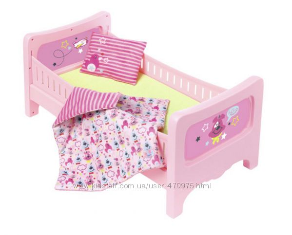 Кроватка для куклы Baby Born Беби Борн Zapf 824399 