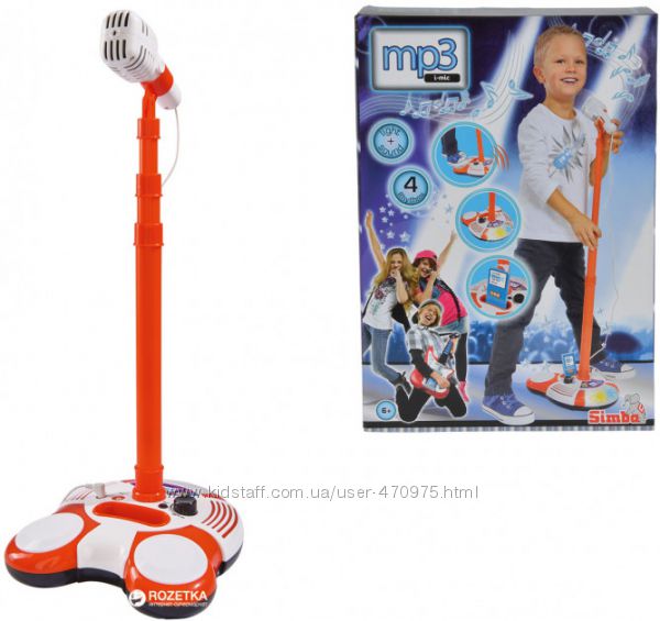Музыкальный набор Simba Toys Микрофон на стойке МР3-плеер 6837816