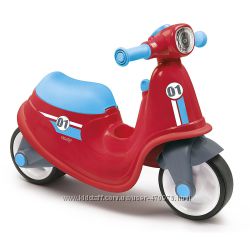 Детский красный беговел скутер каталка Smoby 721003