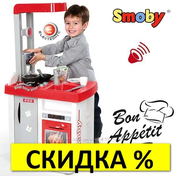 Интерактивная кухня Smoby Bon Appetit Red звуковая 310800