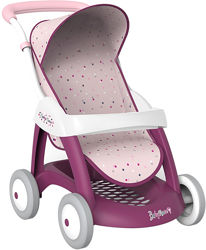 Коляска Smoby Toys Baby Nurse Прованс Прогулка с козырьком, корзиной 251003