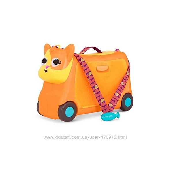 Battat Детский чемодан-каталка для путешествий - Котик турист LB1759Z