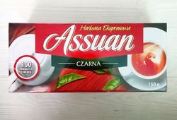 Чай чорний Assuan 100 пакетиків Польща