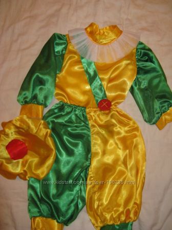 Карнавальный костюм клоуна, петрушки