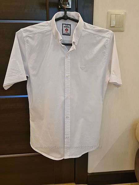 Белая рубашка рост 158
