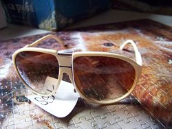 Распродажа солнцезащитные бежевые очки авиаторы 