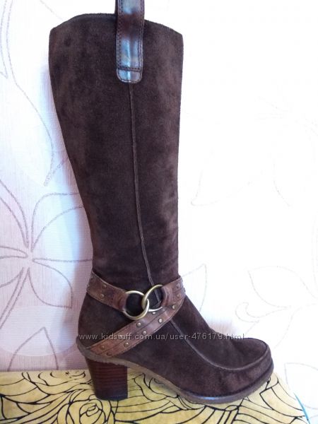 Шикарнейшие замшевые сапоги фирмы one of 2, 27 см