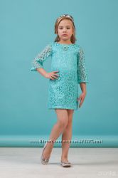 Нарядные кружевные платья для девочек 134-158 см в наличии
