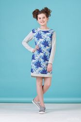 Повседневно-нарядное платье ТМ Зиронька 38-8017 в наличии рост 140 см