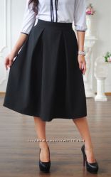 Женская юбка со складками