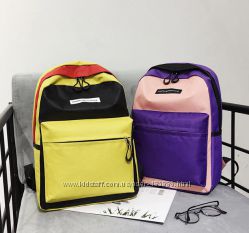 Популярные цветные тканевый рюкзаки для школы