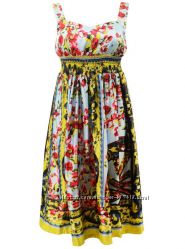 Платье сарафан Dolce & Gabbana шелковый в наличии