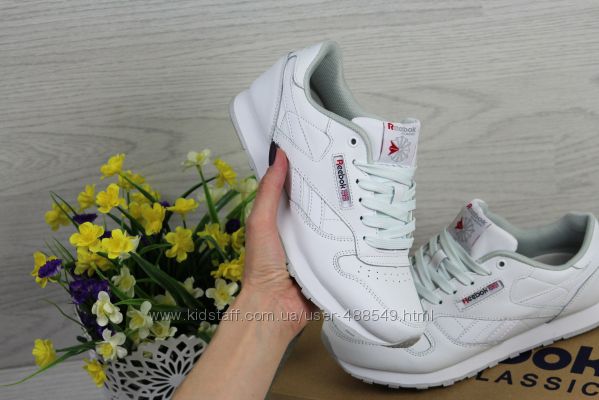  Кроссовки женские белые Reebok Classic 