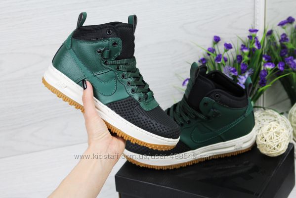  Кроссовки высокие Nike Lunar Force LF-1 green