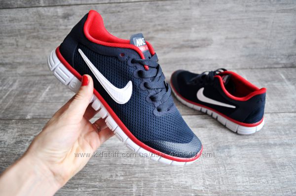 Кроссовки Nike Free Run 3. 0 bluered