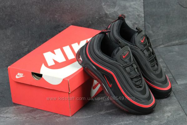 Кроссовки мужские Nike 97 blackred