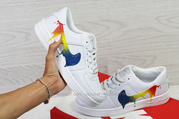  Женские кроссовки Nike Air Force white