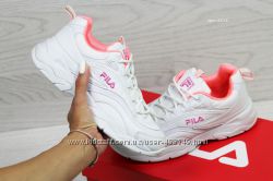 Кроссовки женские Fila Ray white pink