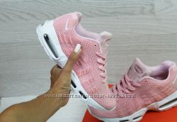  Кроссовки Nike Air Max 95 pink, прорезиненные
