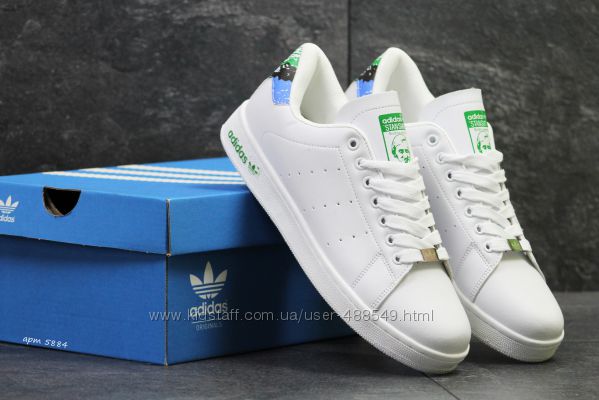 Мужские кроссовки Adidas Stan Smith white 5884