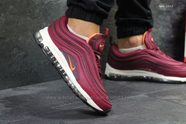 Кроссовки мужские Nike Air Max 97 burgundy