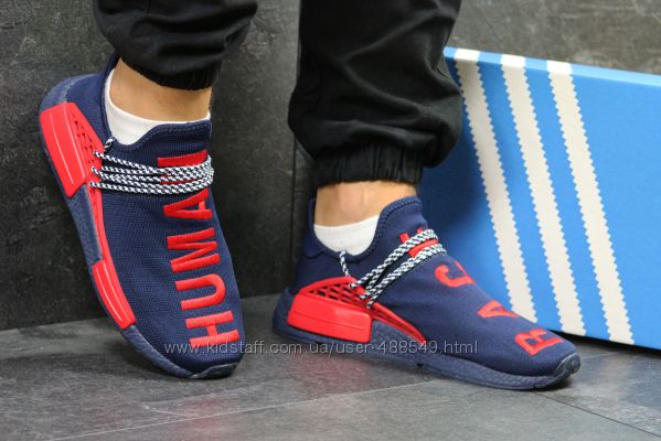 Кроссовки мужские Adidas NMD Human RACE bluered