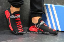  Кроссовки мужские Adidas NMD Human RACE blackred