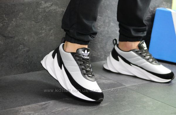 Кроссовки мужские Adidas Sharks whiteblack