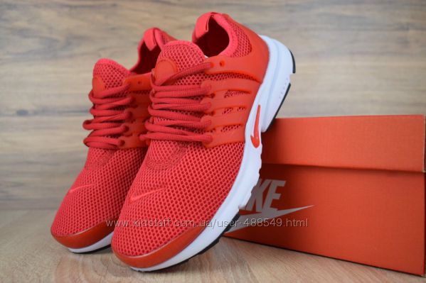  Кроссовки женские сетка Nike Air Presto red