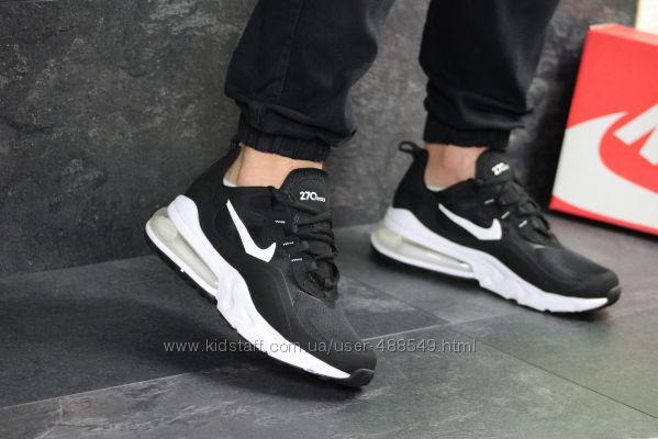 Кроссовки мужские Nike Air Max 270 React blackwhite