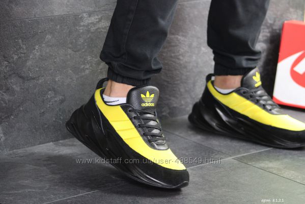  Кроссовки мужские Adidas Sharks blackyellow