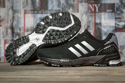 Кроссовки Adidas Marathon Tn, черно белые 36-41р