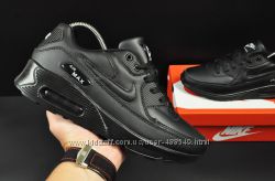 Кроссовки Nike Air Max 90 , мужские, черные кожа