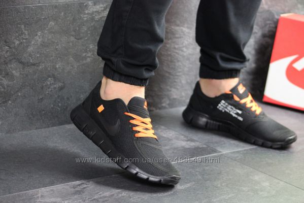  Кроссовки мужские Nike Free Run 5. 0 черные
