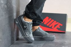 Кроссовки мужские Nike Air Force 1 серые 8189