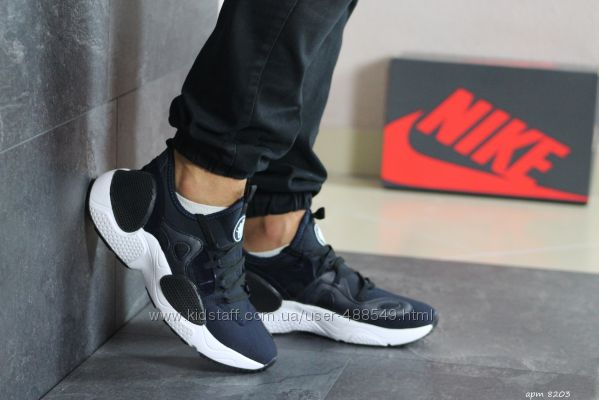 Кроссовки мужские Nike Air Huarache темно синие 8203