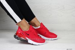  Кроссовки женские Nike Air Max 270 красные 36-41р