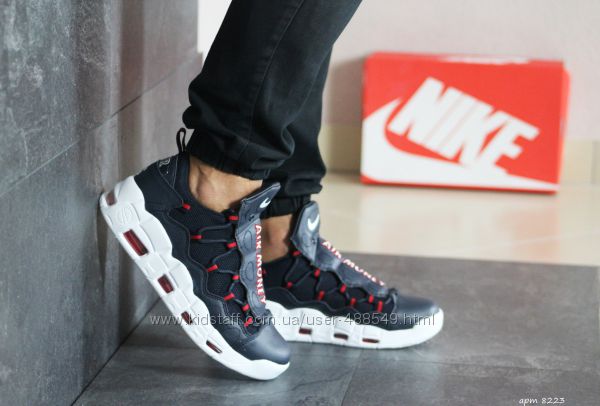 Мужские кроссовки Nike Air More Money темно синие 8223