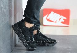  Мужские кроссовки Nike Air More Money черные 8225