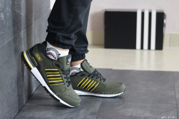 Кроссовки мужские Adidas ZX 750 зеленые 8356