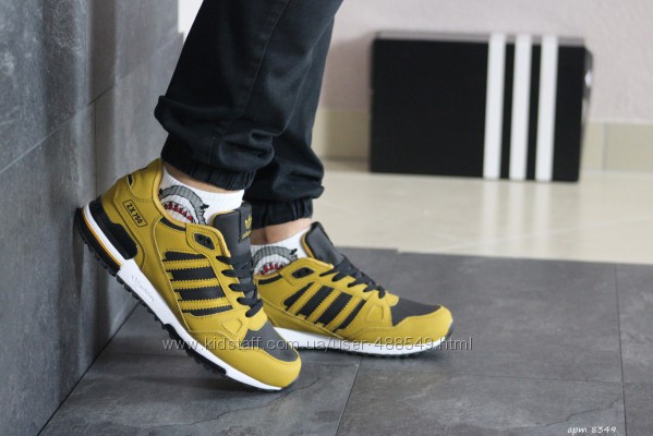  Кроссовки мужские Adidas ZX 750 горчичные 8349