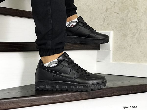  Кроссовки мужские Nike Air Force черные 8504